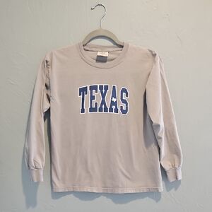 Comfort Colors Gray Texas Long Sleeve Tee